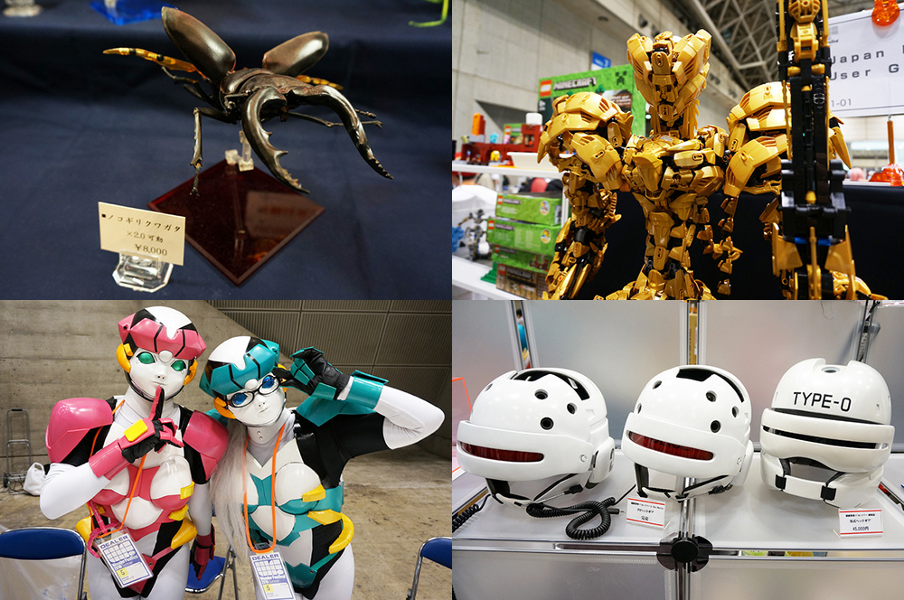 ワンフェス2016夏】「一万円札専用マグネット」に巨大昆虫模型！ 個人