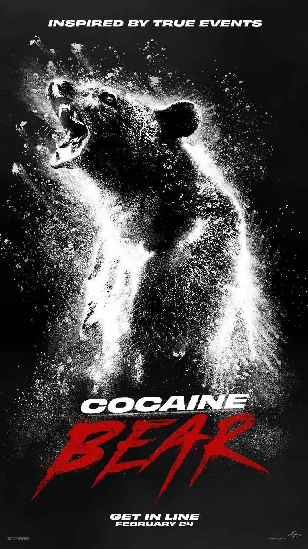 映画『Cocaine Bear』ポスター／画像は公式Twitterより
