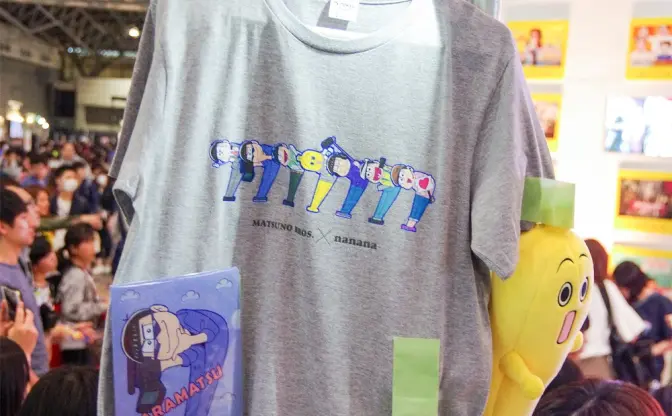 テレ東×『おそ松さん』コラボグッズ　脱ニートした6つ子の体が「7」に!?