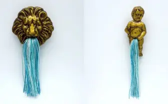 お風呂ライオンや小便小僧がブローチに！ 妄想工作所の個性派アイテム