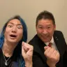 DJ社長さん（左）と立花孝志さん（右）／画像は配信「DJ社長、国会議員目指します」より