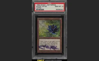 予約販売】本 MTG 未 複製原画 ブラックロータス Lotus Black