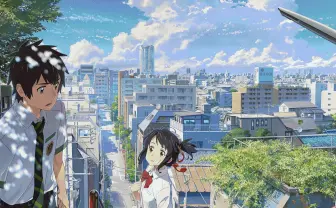 マインクラフトで『君の名は。』再現！ ブロックで超精細なドット絵に