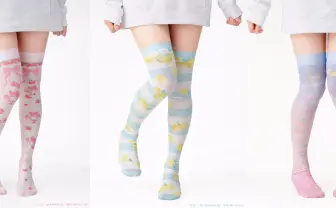 サンリオキャラのニーハイがゆめかわいい♡ マイメロ、シナモン、キキララ