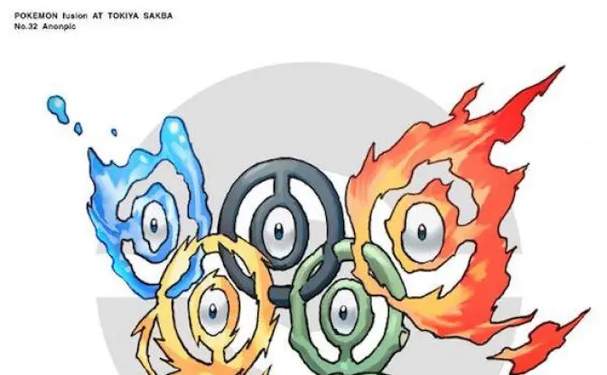 あのポケモンと五輪エンブレムが合体！ 超ポップなイラストが話題