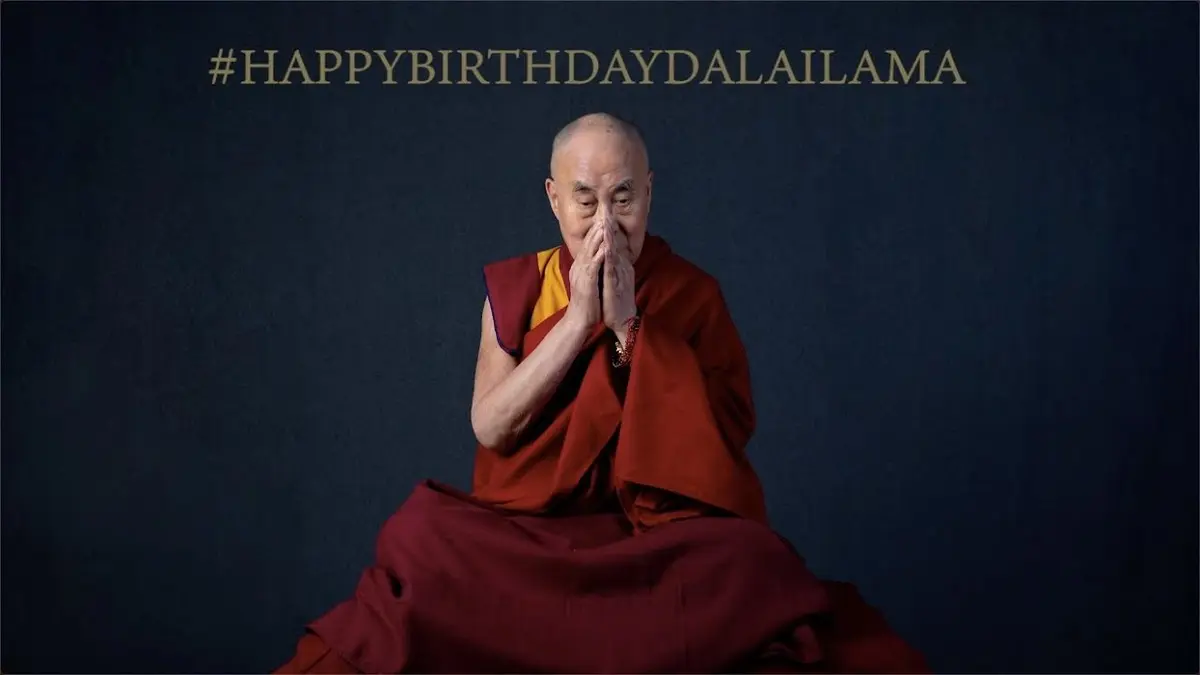 ダライ・ラマ14世／画像は動画「The Dalai Lama’s 85th Birthday Celebration - by Inner World」から