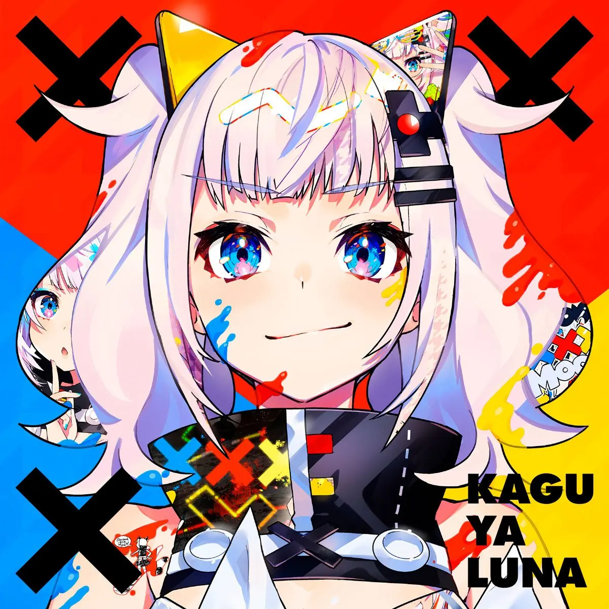 輝夜月、待望の1stアルバム『☓☓☓』発売　ジャケットビジュアルも公開