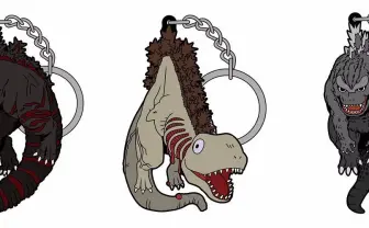 『シン・ゴジラ』『初代ゴジラ』つまめるストラップが怖カワイイ