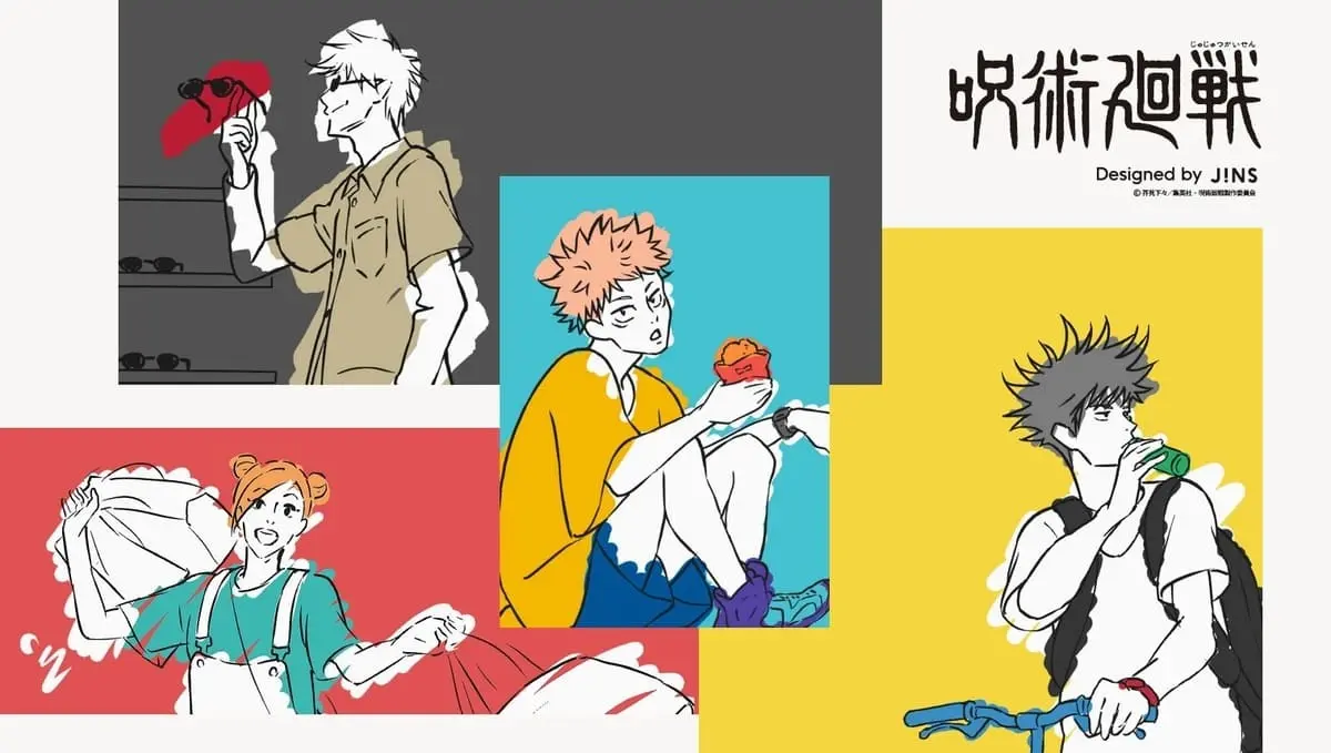 眼鏡七種展開！『呪術廻戦』JINSコラボにしゃけ、宿儺、無下限呪術