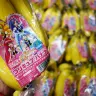 『プリキュア・バナナ』3種類が期間限定で販売中！　32種類のシールからキュアフォーチュンを探してみるよ！
