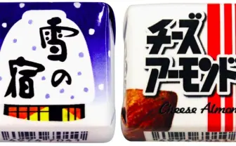 チロルチョコ「雪の宿」「チーズアーモンド」味！ 定番お菓子とコラボ