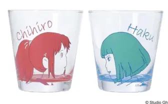 ジブリの“あこがれの二人“がペアグラスに 『千と千尋』『耳をすませば』など全6種