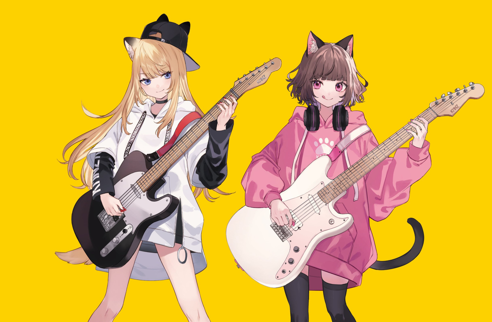 KMNZ 描き下ろしイラスト ギター演奏 ver. プレイマット タワレココラボ KMNZ』のイベント「KMNZ POP UP SHOP in TOWER RECORDS」の開催