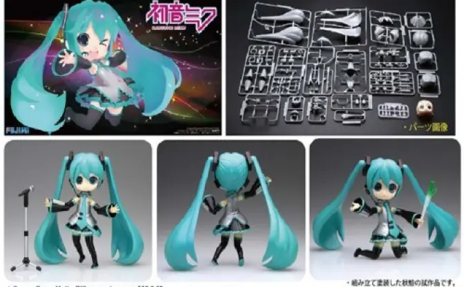 『初音ミク』が老舗模型メーカーからついにプラモデル化！発売日はもちろん３月９日!!