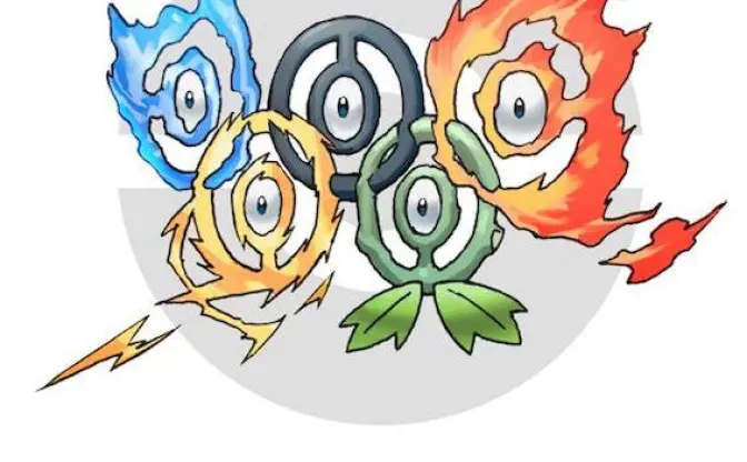 あのポケモンと五輪エンブレムが合体！ 超ポップなイラストが話題