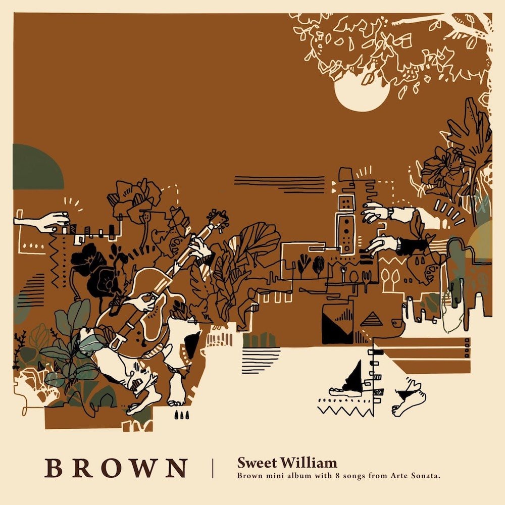 BROWN Sweet William レコード Sweet William、EP『Brown』発売 ドイツからの客演を迎えた意欲作