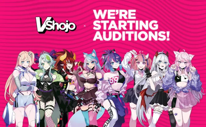 「VShojo」が初オーディション　Twitch創業者による米VTuber事務所