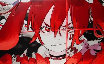 JUN INAGAWA個展 原案アニメ『魔法少女マジカルデストロイヤーズ』作品を展示