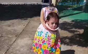 キッズ号泣必至　2才女児のハロウィン仮装が爆ホラー