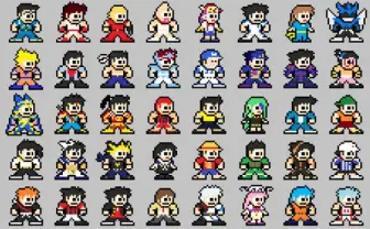 あなたはどれくらいわかる? ジャンプの50キャラをドットで表現!