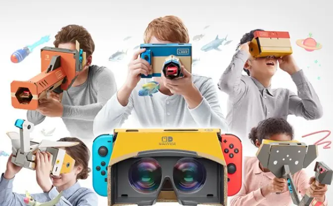 バーチャルボーイから24年　Nintendo SwitchでVRゲームが遊べるぞ