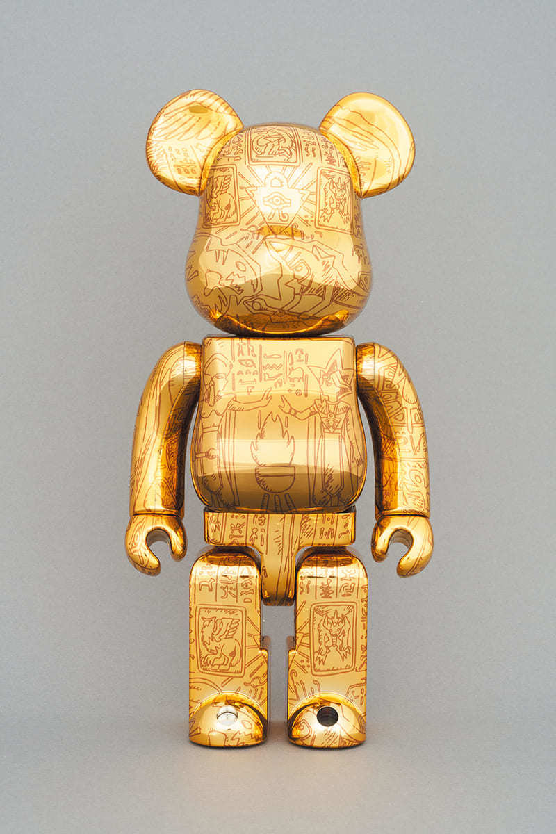 MEDICOM TOY BEARBRICK \"遊戯王 千年パズル\" 400% Yu-Gi-Oh! Millennium Puzzle Light Up 400% Bearbrick Medicom