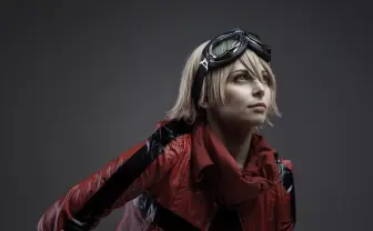 『フリクリ』ハル子のイタリア人コスプレが可愛い！ 特別仕様のベスパも全国で展示中