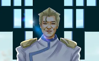 これぞ実写版『プロメア』 堺雅人＝クレイのめっちゃ倍返ししそうなイラスト