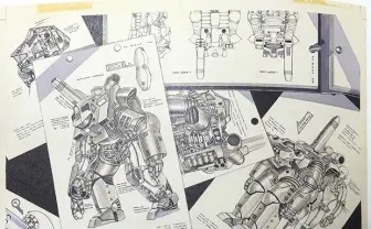 『宇宙戦艦ヤマト』メカデザイナー宮武一貴の原画展　横須賀の軍艦で開催