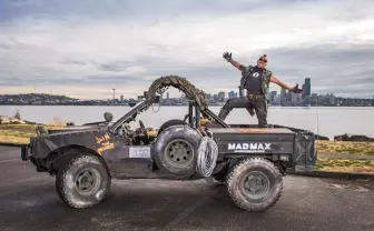 配車アプリで『マッドマックス』改造車に乗れる!? シアトルで驚愕プロモ企画