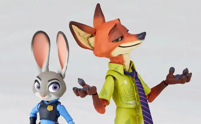 『ズートピア』ジュディ＆ニックの海洋堂フィギュア再販　多様性と偏見を描いた名作