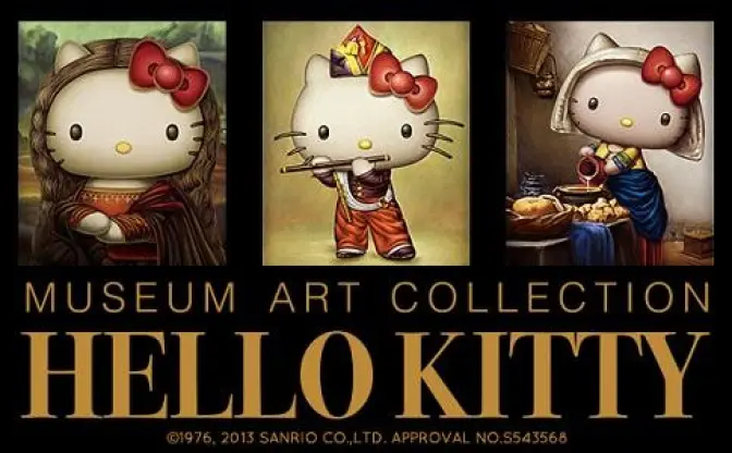 ハローキティがダ・ビンチやフェルメールの名画の中に！　『HELLO KITTY MUSEUM ART COLLECTION』新アイテム発売