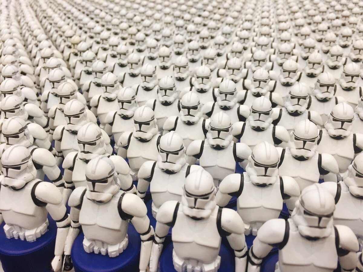 夏休みセール】廃材アートスターウォーズクローン兵