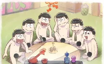 『おそ松さん』第3期いよいよ! 6つ子の全裸待機ビジュアル公開(公式)