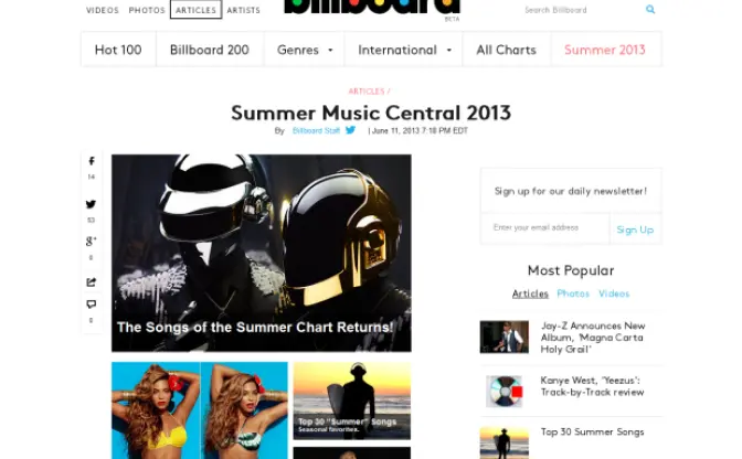 米国ではどんな夏メロが流行ってるの？ 「Billboard Summer 2013」まとめ