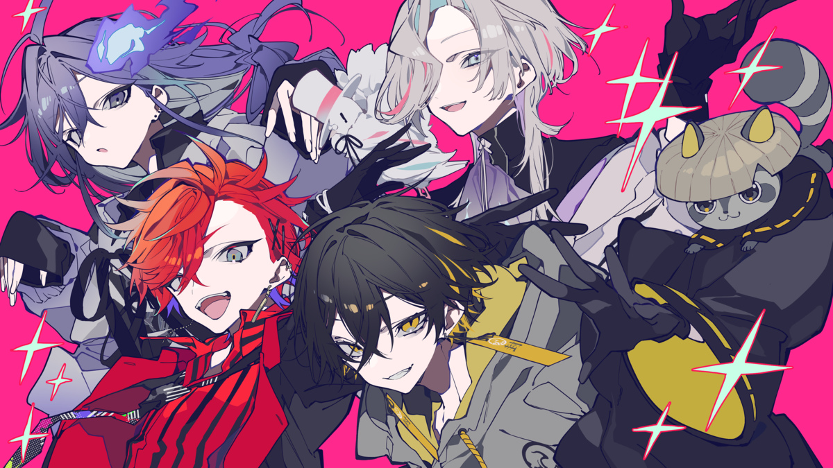 ホロスターズ新VTuberユニット「UPROAR!!」デビュー キャラデザに 