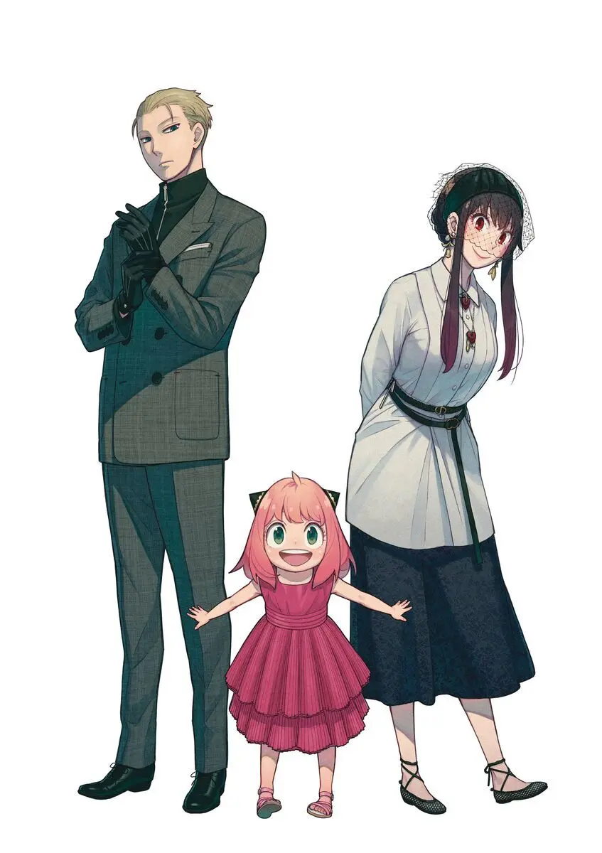 『SPY×FAMILY』ロイド、ヨル、アーニャとDior　遠藤達哉が描くモードな3人