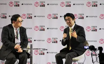 超会議3に安倍首相が登場！ 「若い人たちが働きやすくなるような体制を」