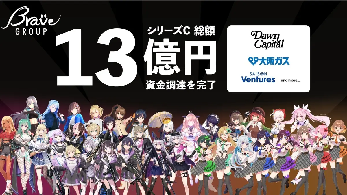 Brave group 13.7億円の資金調達を実施