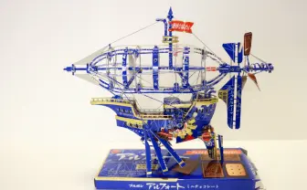 アルフォートの箱でつくった船が圧巻　ひと目見ただけで心が出航する