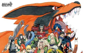 『NARUTO展』公式サイトで歴代キャラ集合イラスト公開