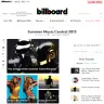 「Billboard」 Webサイトのスクリーンショット