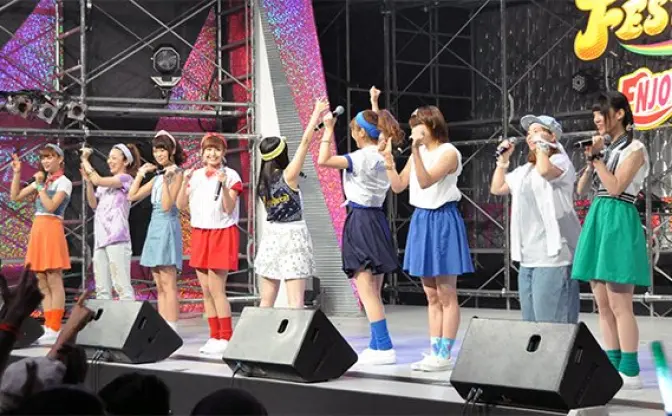 【TIF2014】コラボユニット・Negipecia！ 9人の美女が見せるひと夏の夢