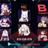 「hololive × VALORANT MEET UP」に参加する12名のホロライブタレント／画像はカバー株式会社公式noteより　