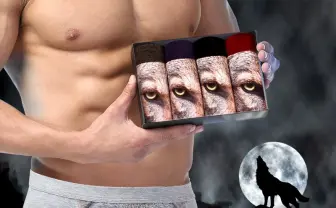 下半身から野生を取り戻せ！ アグレッシブな狼パンツが話題