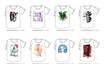 「カゲプロ」メカクシ団メンバーがTシャツに！ Web先行受注開始