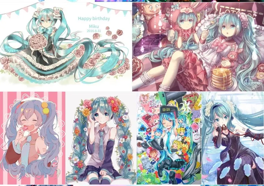 「初音ミク生誕祭2016」お祝いイラストまとめ　ミクさん9歳おめでとう！