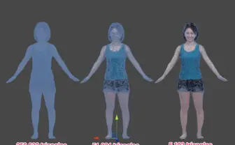 グラビアアイドル・寺田有希の3Dデータ販売！ Unityで使用可