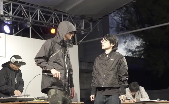 【三田祭／慶早RAP BATTLE】学生のえげつないディスにDOTAMAうなる