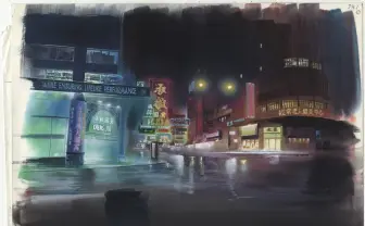 『AKIRA』『攻殻機動隊』の背景美術を展示 名作SFアニメの資料が金沢に集結